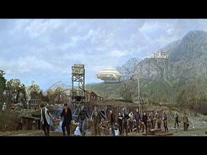 Dalek ship above the slave mines