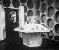 Image of The Meddling Monk finding his TARDIS without dimension controller 