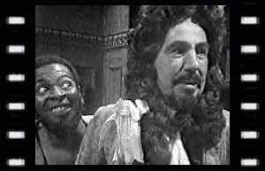 Image of Jamaica (Elroy Josephs) and Captain Pike (Michael Godfrey)