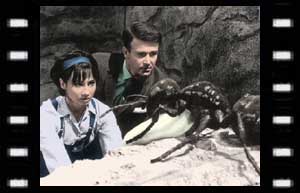 Image of Susan, Ian, and giant ant