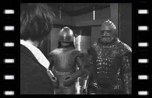 Image of Doctor, Slaar (Alan Bennion), & an Ice Warrior