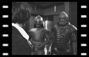 Image of Doctor, Slaar (Alan Bennion), & an Ice Warrior