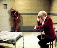 Image of The Doctor & Jo Grant locked up