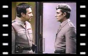 Image of The Brigadier and Captain Hawkins (Paul Darrow)