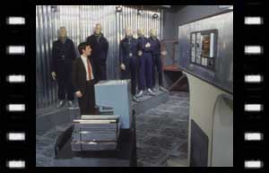 Image of John Ransome (Derek Smee) in Nestene control room