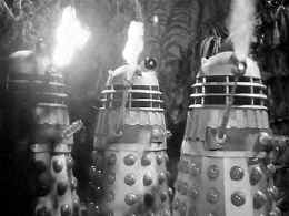 Image of Dalek Shooting Flame