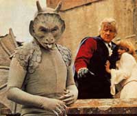 Image of Bok (Stanley Mason), The Doctor, & Jo Grant