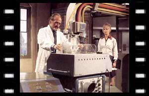 Image of The Master (Roger Delgado) and Dr Ingram (Wanda Moore)
